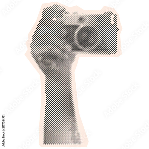 Retro Sticker Element