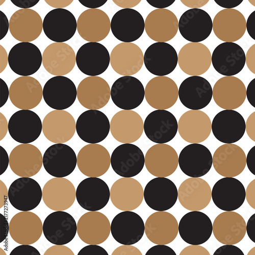 A seamless circle  shape vector pattern design .