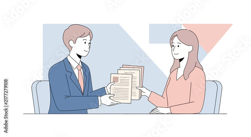 Business professionals shaking hands in modern office setting 3.