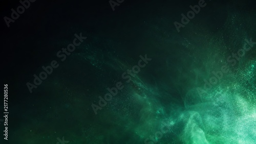 Bioluminescent plankton glowing in dark ocean water