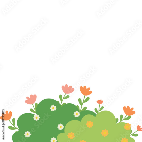 Autumn Bushes Corner