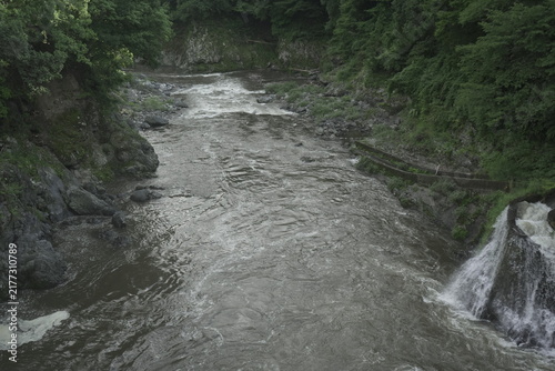 岐阜県 本巣市 金原ダムから見る風景 ドローン空撮