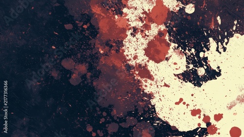 Red and black splattered texture background