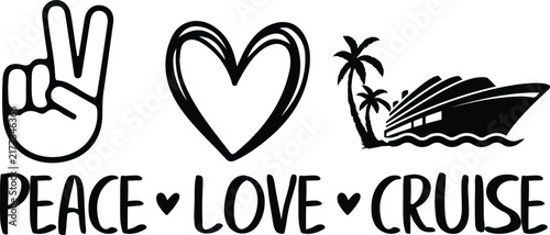 Peace Love Cruise design