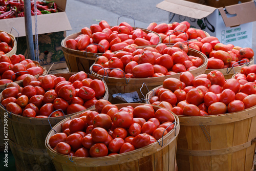 Tomatoes at Montreal market