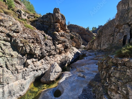 Les gorges du Golo, en Corse