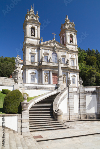 Bom Jesus Basilica from Largo do Pelicano