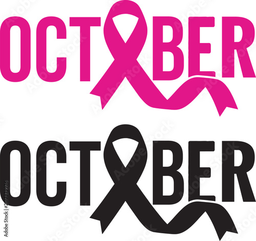 Фотография Raising awareness and supporting research for breast cancer during october a mon