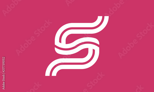 Creative Curvy S Letter Logo Concept