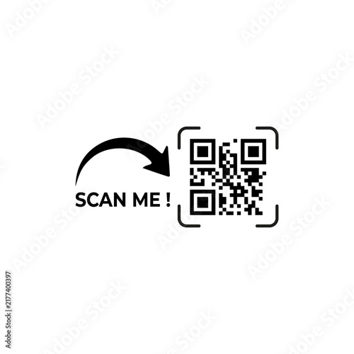 QR Code Icon Isolated on White Background Digital Scan Symbol Transparent PNG
