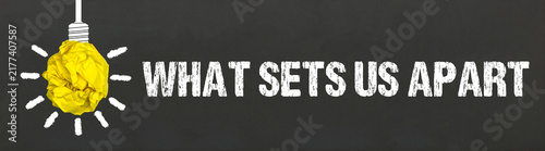 Картината върху платно what sets us apart