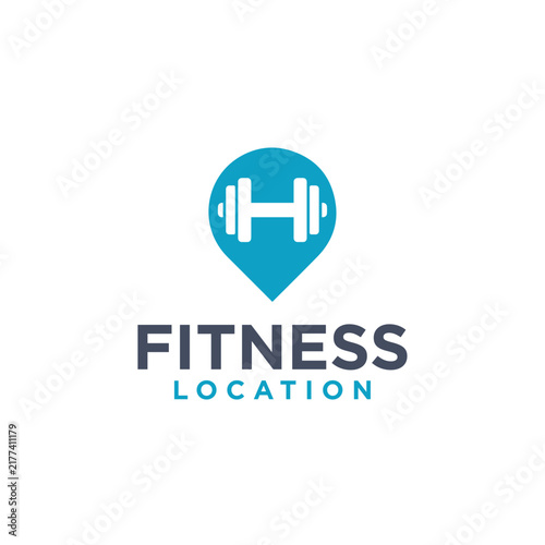 Fitness Location Logo Templates Modern