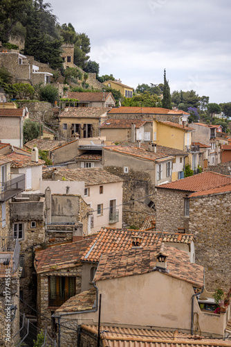 View of Roquebrune-Cap-Martin, near Menton, Provence-Alpes-Côte d'Azur, France
