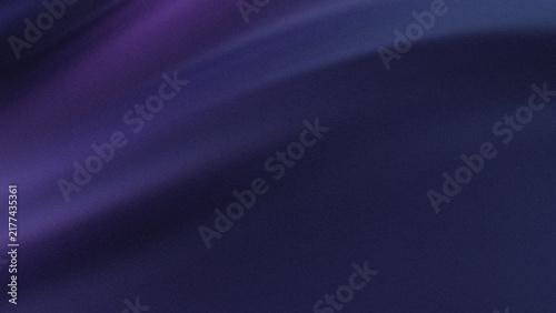 Dark blue fabric texture with soft waves and silk like folds