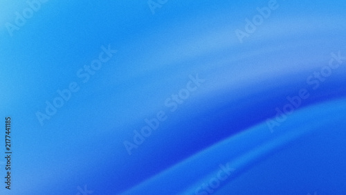 Smooth blue silk fabric background with soft waves and elegant folds