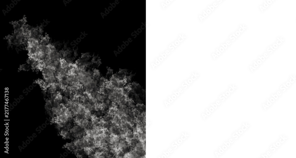Obraz premium realistic fog or cloud isolated on transparent background, realistic dry ice smoke clouds fog overlay perfect for compositing into your shots