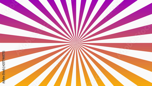 Retro vintage spiral wavy sun rays