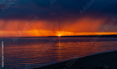 Sunrise at Wisconsin Point
