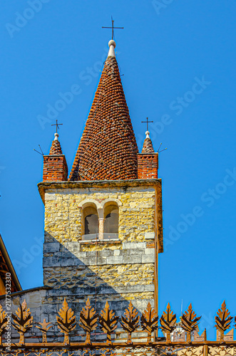 tower of the church in Verona, Italy