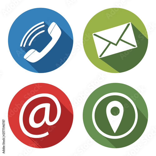 e mail icon set