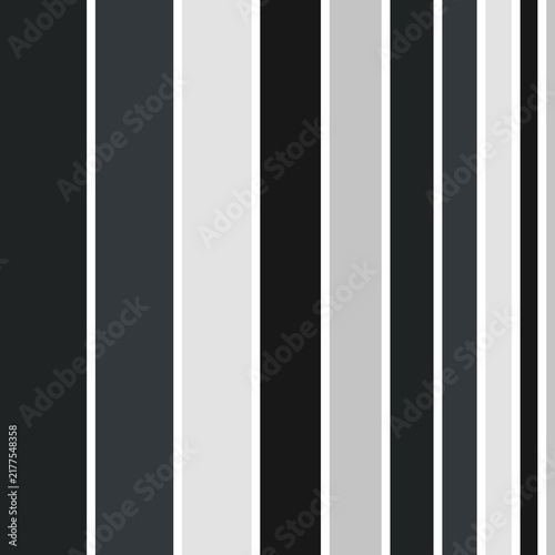 Monochrome Black and Gray Vertical Striped Pattern