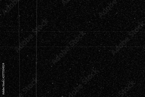 Black Grunge Film Texture Background with Dust, Grain, Scratches and Vintage Distressed Surface