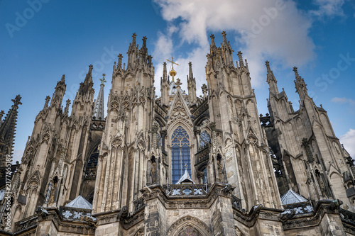 Bild auf Leinwand Cologne Cathedral is a Gothic-style Catholic church located in the center of the German city of Cologne, in the state of North Rhine-Westphalia