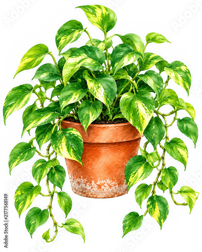 pothos in a pot