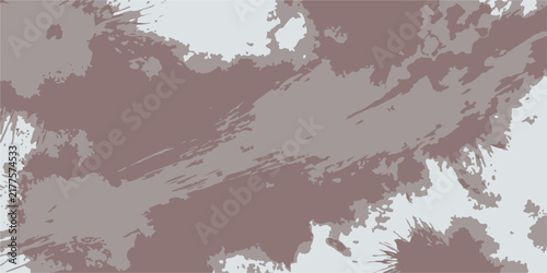 Foto Abstract Splatter Pattern A dynamic abstract composition featuring organic, paint-like splatters and brush strokes in muted earthy tones, evoking a sense of raw texture and artistic expression