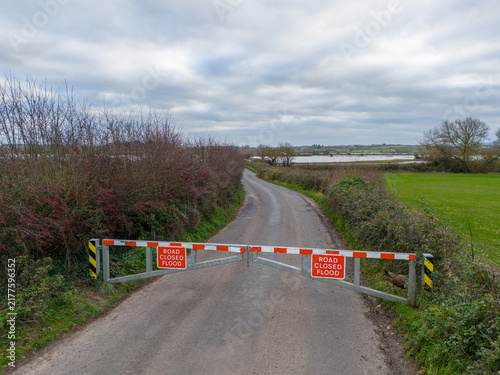 Foto Flooding on the Somerset Levels
