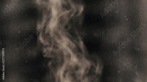 Vertical smoky film grain texture with vintage dust and scratches for cinematic video overlay