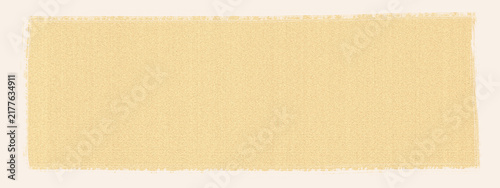 Warm Cream Torn Paper Rectangle, Handmade Rough Edge Texture, Minimal Design Element