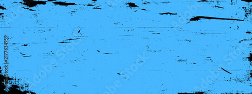  Blue Grunge Paint Texture Background, Black Distressed Brush Marks, Urban Design