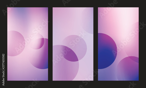 Modern CD Cover and Business Card Template with Colorful Abstract Waves, Purple, Pink and Orange Vector Design Elements for Creative Branding, Brochure and Web Layouts