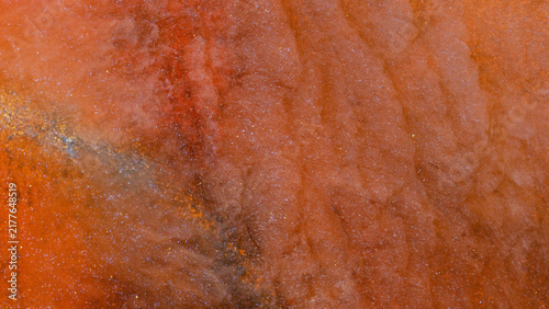 Obraz na płótnie Mixing alcohol ink to create colorful patterns on a surface
