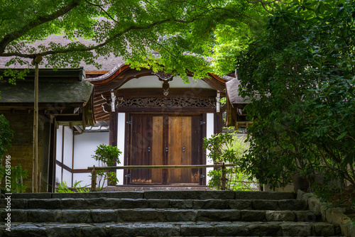 Quadro su tela old wooden house
