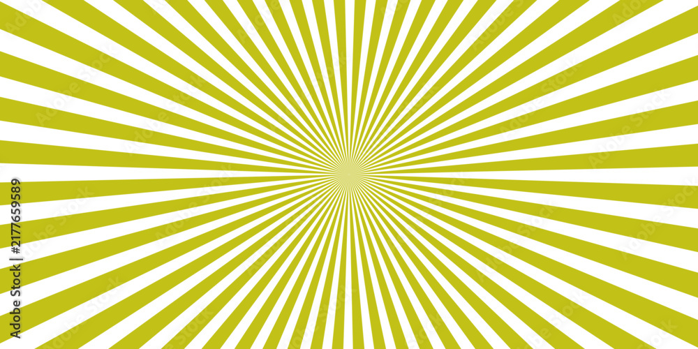 Fototapeta premium Vibrant gold abstract starburst background, vivid beams shooting out in every direction, perfect for website header, brochure and advertising.