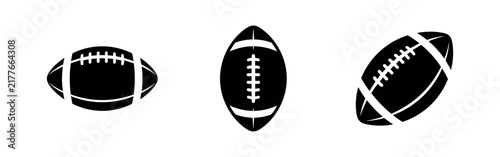 Konstfotografi Set of American Football Icons