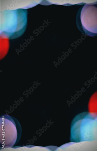frame of colored balls