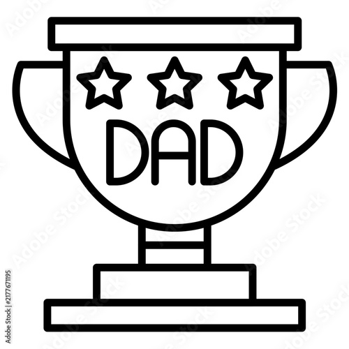 Dad Trophy Icon