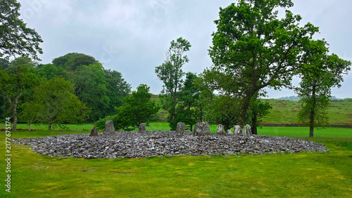 Canvastavla Temple Wood site with southern circle in foreground