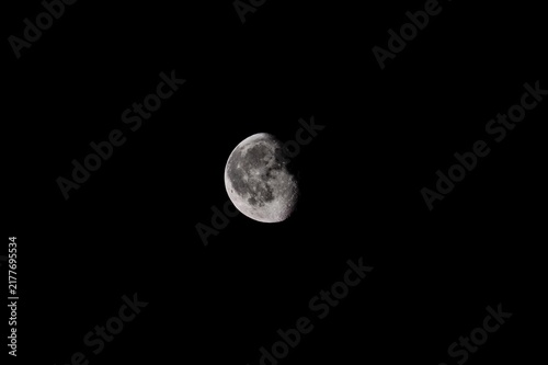 Quadro su tela Waning gibbous moon
