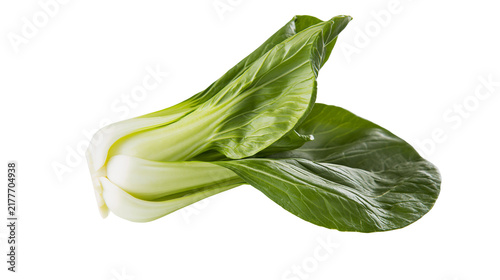 Fotografía Isolated fresh raw bok choy vegetable, a healthy organic green food ready for co