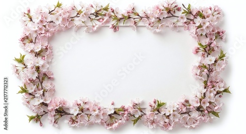 isolated white background, border frame design for your works, text frame, image frame