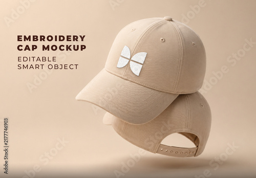 Embroidery Cap Mockup