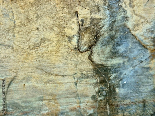 Canvastavla Close up macro texture of weathered concrete wall surface