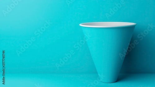 Data flowing into funnel and out as rising success graph