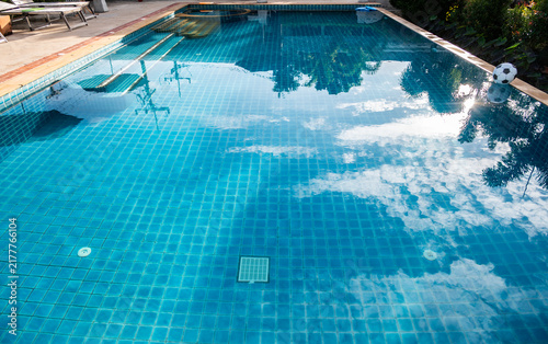 Foto Scenery view of swimming pool