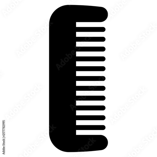 Vector Icon of a Comb for Grooming and Styling