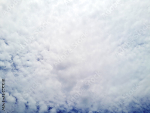 cotton clouds floating through heaven